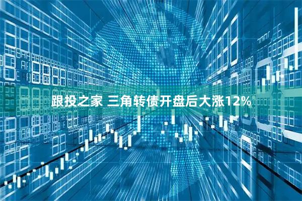 跟投之家 三角转债开盘后大涨12%